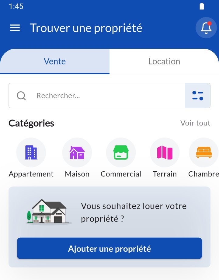Aperçu de l’application Rentiloc
